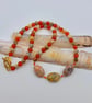 Crazy Lace Agate & Carnelian Necklace, Birthday, Anniversary, Gifts For Her - Image 4