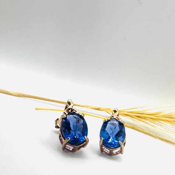 Midnight Tide – Colour Changing Fluorite Earrings