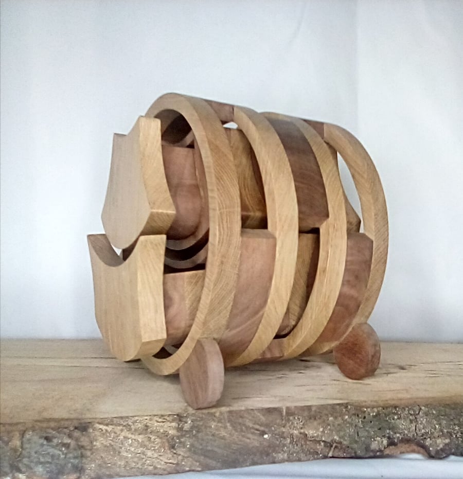 Bespoke hand made wooden jewellery box