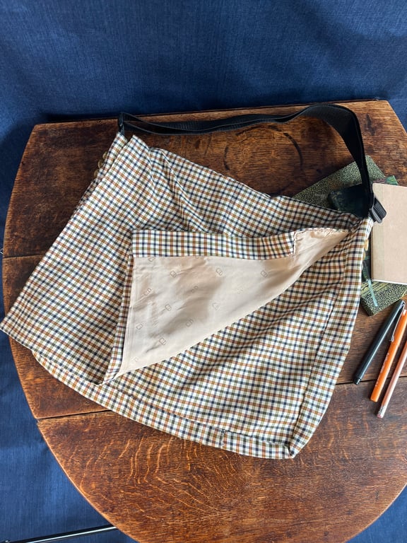 Recycled Christian Dior Jacket Messenger Bag