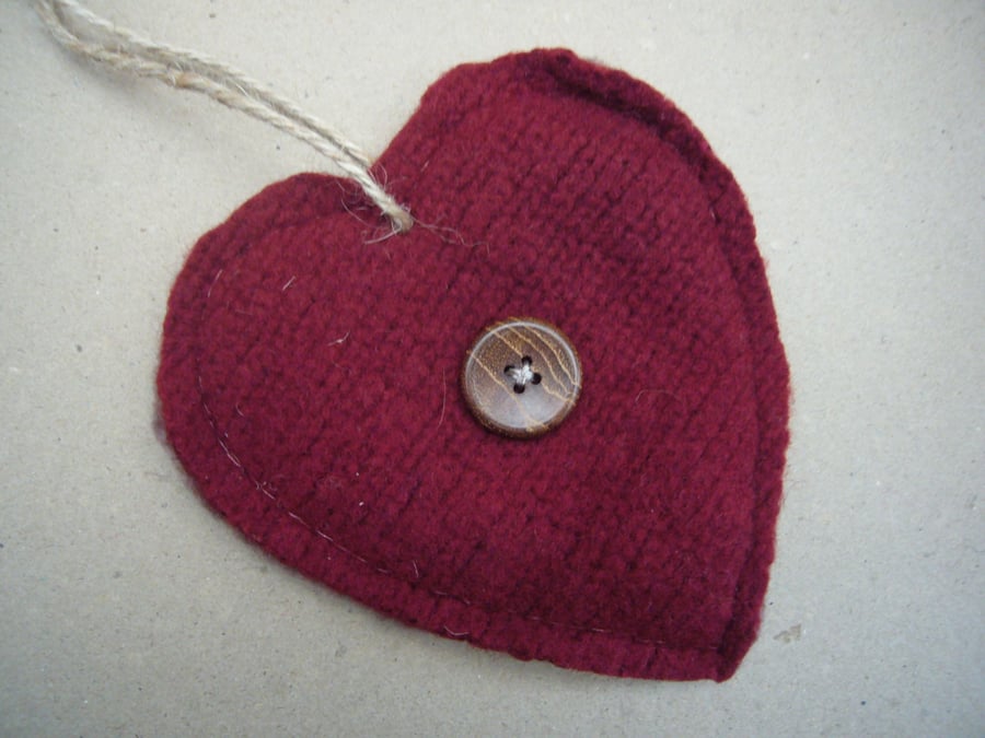 Hand Felted Heart