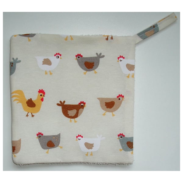 Pot Holder Potholder Kitchen Grab Pad Mat Chickens