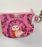 Mini Coin Purse Keychain - Pink animals - Image 2