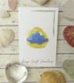Cute Pastel Cloud Pin Kawaii Style Cloud Badge Pastel Blue and Lilac 