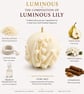 Floral Sculptural Candle - Lily Botanical Decorative Candle - Image 4