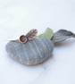 Dainty sterling silver leaf ring, botanical ring, nature jewellery - Image 4