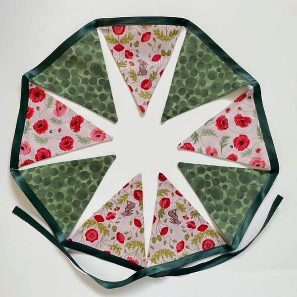 Poppies Bunting - Small 