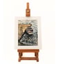 Boat on Cornish Lake Original Watercolour Painting Mounted - Image 3