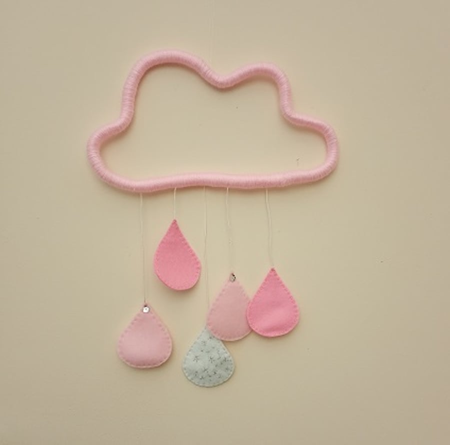 Pink Cloud and Raindrop Mobile