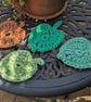 Leaf coaster, chunky mat, cotton coasters, plant lovers gift - Image 4