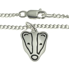 Badger Bracelet, Handmade from Sterling Silver