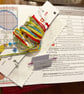 Tennis Bookmark Counted Cross Stitch Kit - Image 3