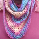 Crochet Neckerchief Wrap Scarf