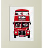 London Bus Linocut - Image 1