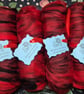 100g Hand Carded Merino Fibre Batts