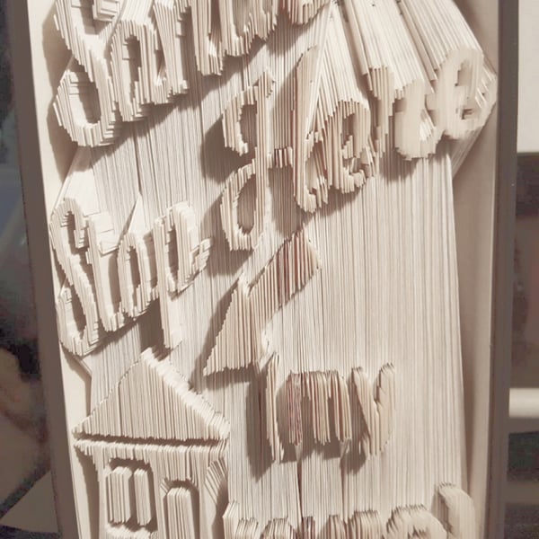 Santa Stop Here COMBI Book Folding Pattern - EMAILED PDF PATTERN