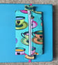 Pouch with Zip. Pencil case has elastic, which means it can be attached to noteb - Image 8