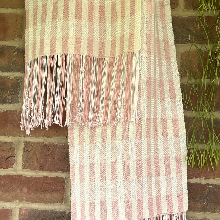 Image of Handwoven Silk and Alpaca Scarf