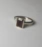 Geometric garnet ring - Image 4
