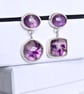 Amethyst Statement Earrings - Image 2
