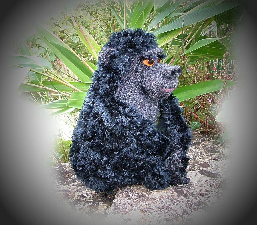 MOUNTAIN GORILLA knitting pattern by Georgina Manvell PDF by email 