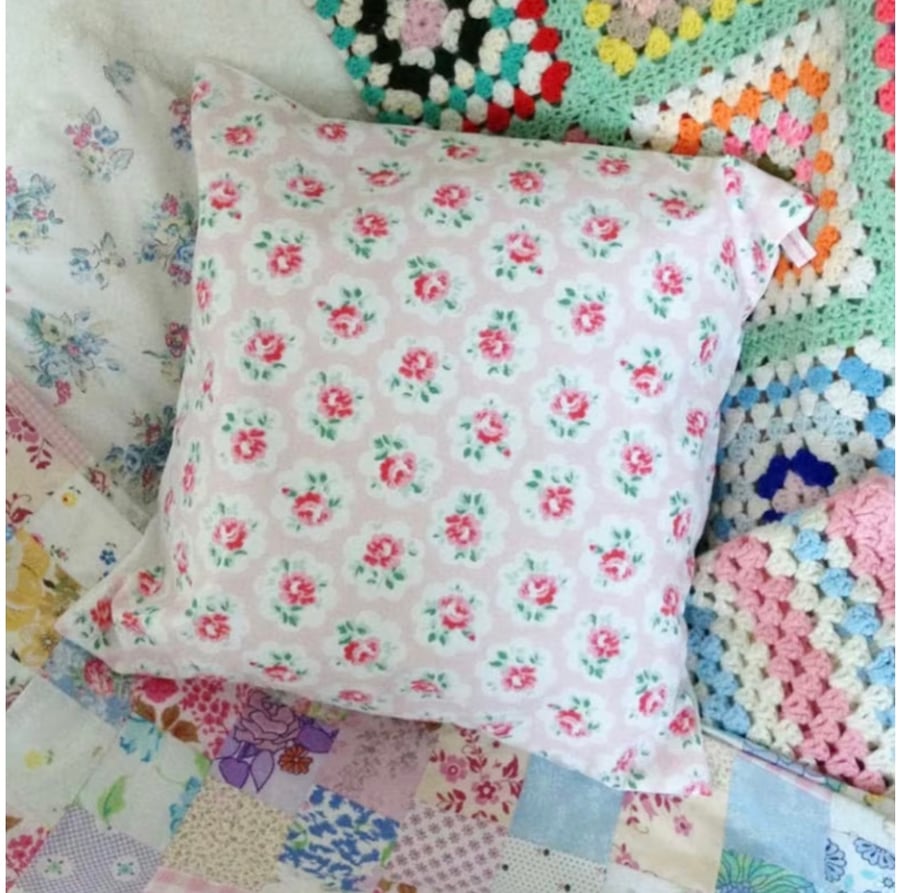 Cath kidston Provence rose fabric cushion cover