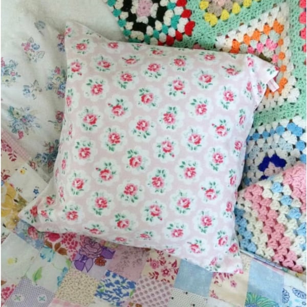 Cath kidston Provence rose fabric cushion cover