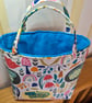 Fabric gift bag: sleeping cat - Image 3