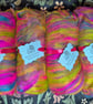 100g Hand Carded Merino Fibre Batts