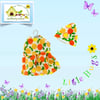 Little Hugs’ Zingy Oranges Dress and Matching Headscarf 
