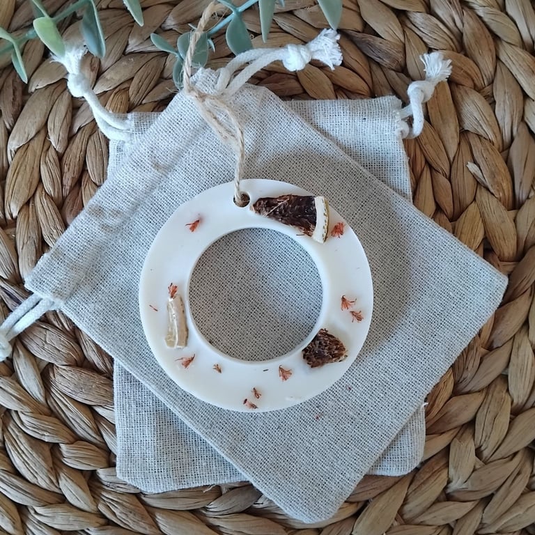Lime, Basil and Mandarin Wax Melt wreath
