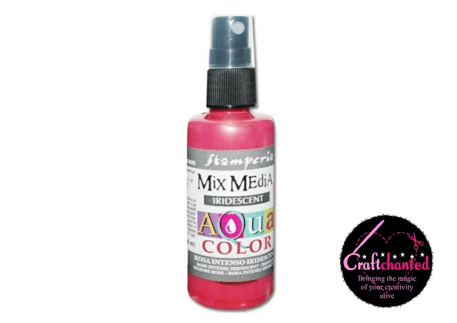 Aquacolor Spray - Iridescent Intense Rose - 60ml