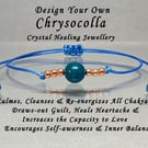 Chrysocolla Bracelet Anklet Crystal Bracelet Natural Gemstones Healing