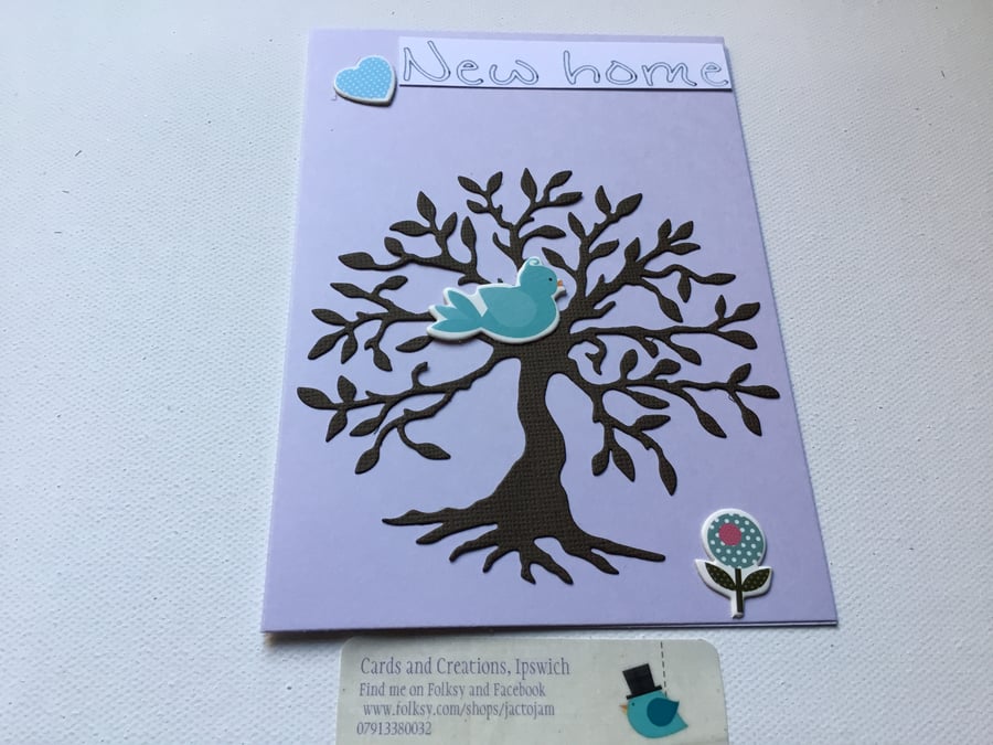 New home card. Card for new home. New home card. Ref 317