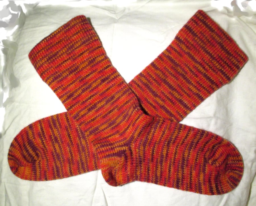 Handmade Angora Socks SIZE: 4-6 UK, 6-8 US, 36-38 EURO