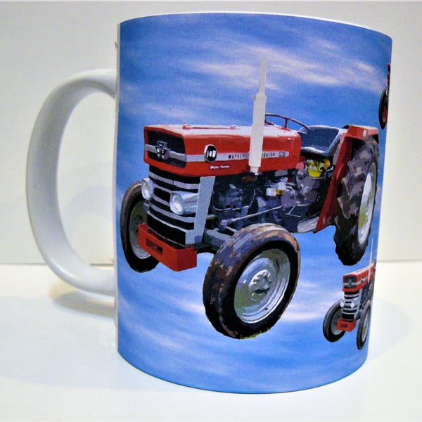tractor red fergi 148 ceramic mug classic tractor 148 massey ferg 148