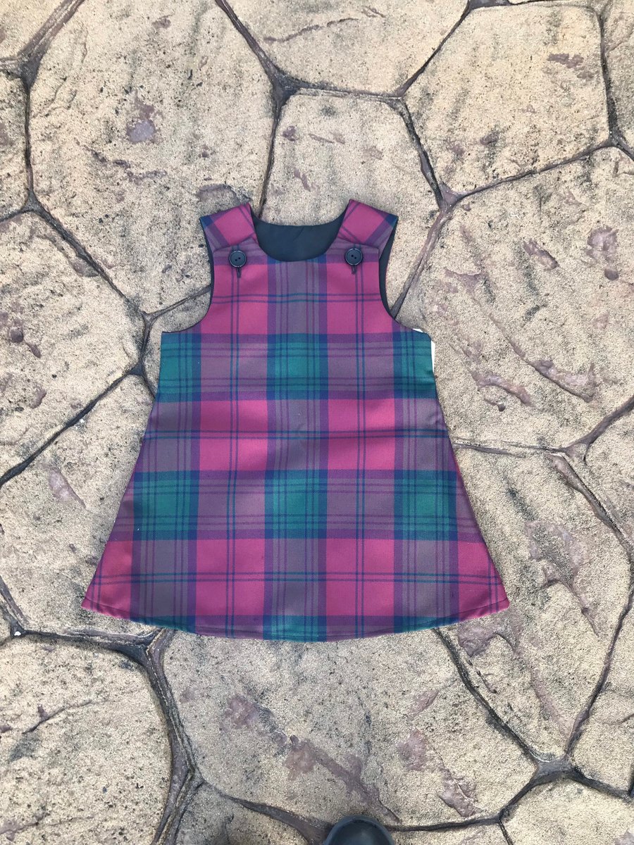 Lindsay Tartan Pinafore Dress