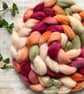 Merino tencel Spinning fibre 100g Pumpkin Passions