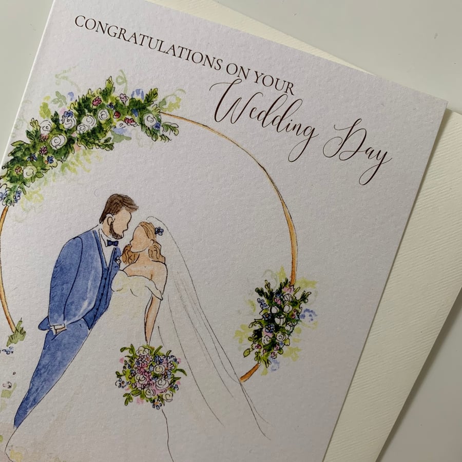 Congratulations on Your Wedding Day, Wedding Card