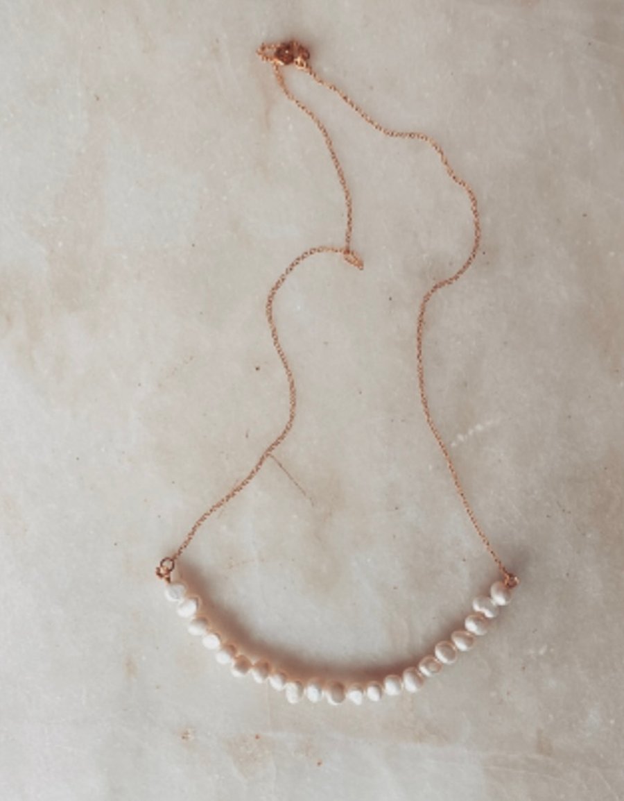 Gemini x Pearl Birthstone Chain