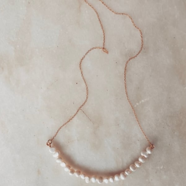 Gemini x Pearl Birthstone Chain