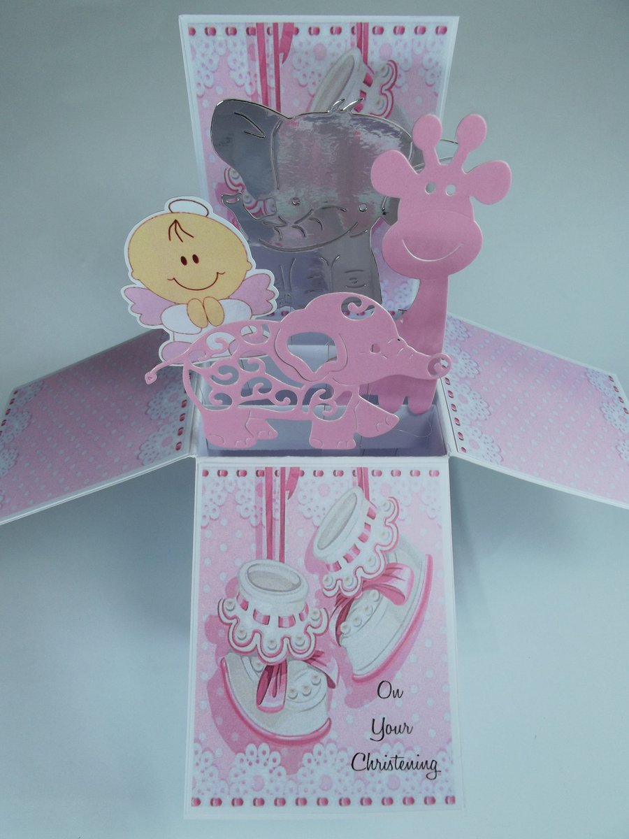 Girls Christening Card