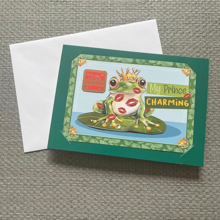 Prince charming birthday card for husband 