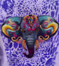 Purple Elephant Denim Jacket- brand new with tags - Image 1