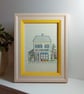 Hand Embroidered Framed Picture