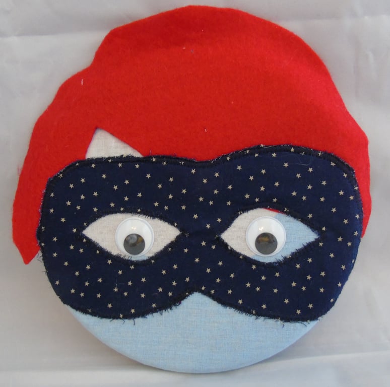 Covered Cork Pinboard - Superhero (Red Hair) 