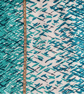Harlequin SCION Cotton Fabric,UZURI, Topaz and Ivory, OFFCUT - Image 4