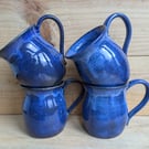 Wavy blue mugs