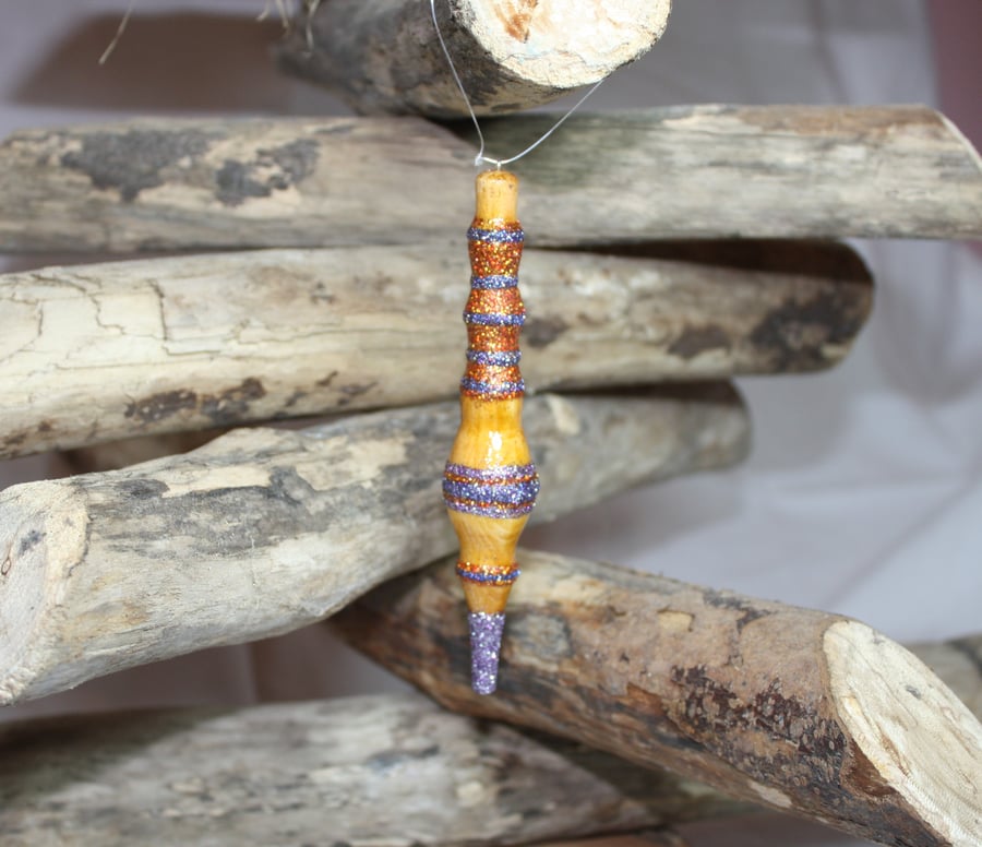 Multi-colour Handmade Wooden Christmas Decoration