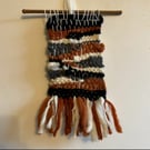 Winter Walk Hand Spun Woven Wall Hanging